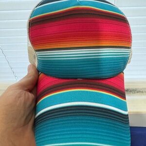 NWT Boutique Boho Western Ponytail Hat